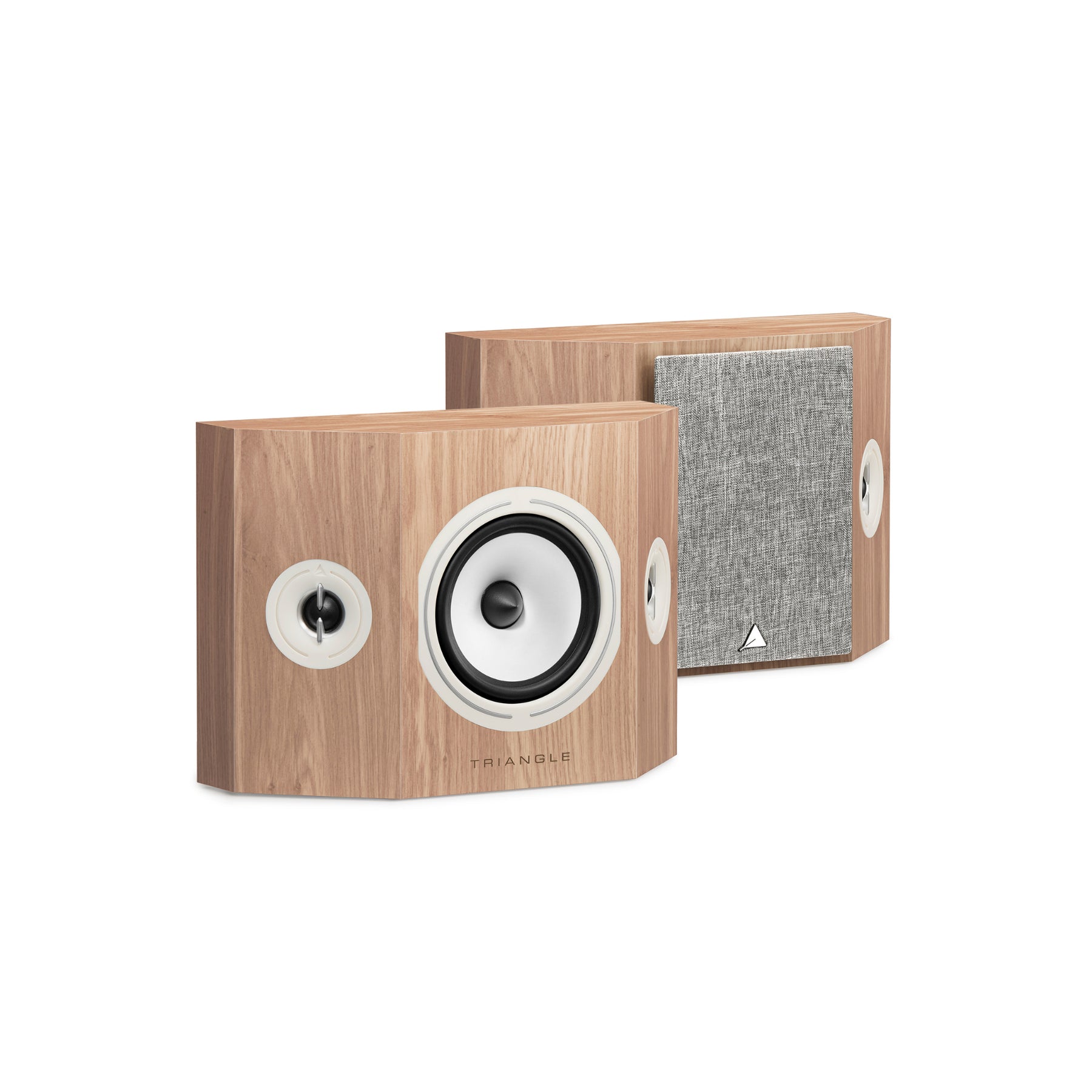 BRS1 Triangle Surround Sound Speakers - 360° Immersive Audio for Home Theater Systems (Pair) | Perfect for Movie Nights, Gaming & Music Listening