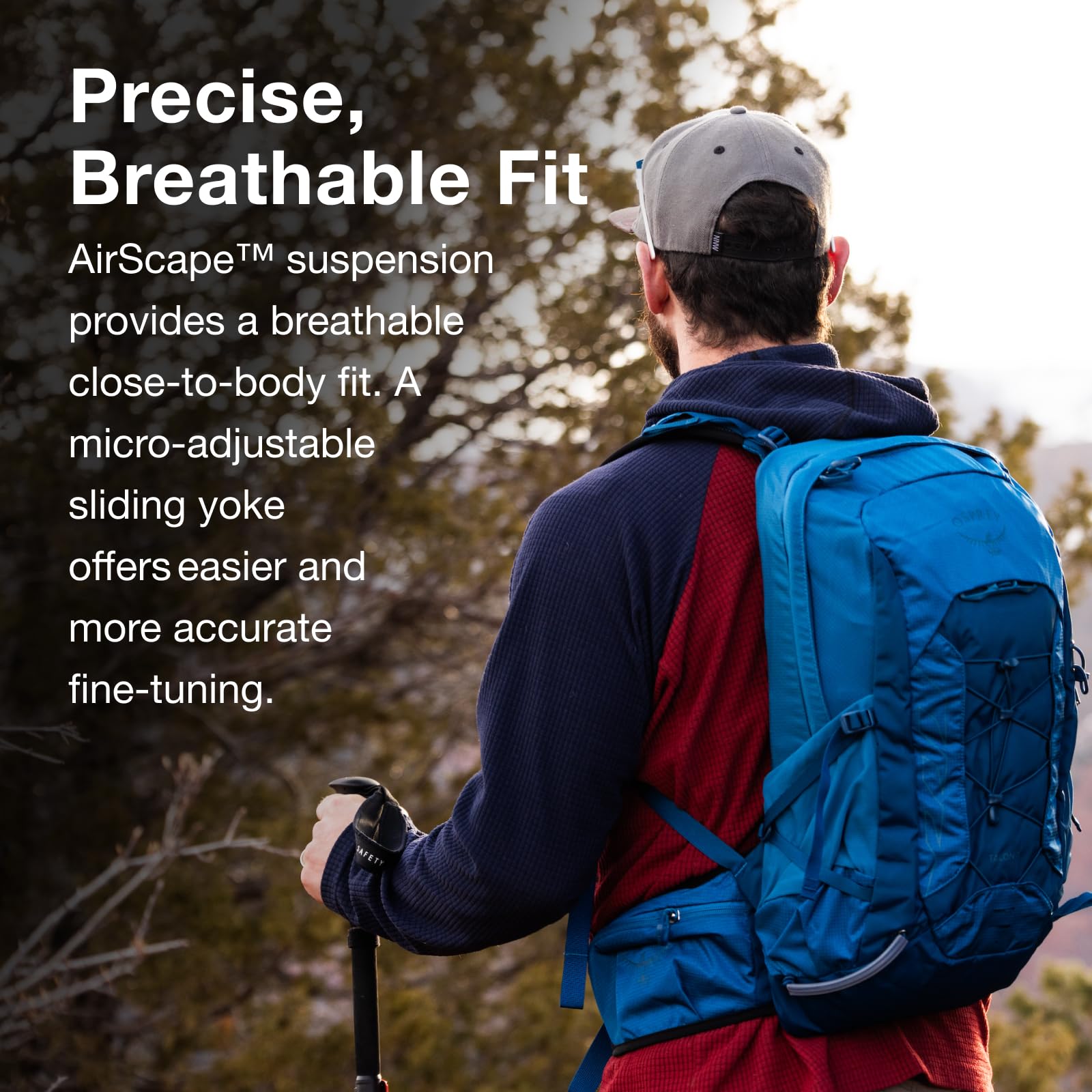 Osprey Talon 11L Men's Lightweight Hiking Backpack with Hipbelt - Frosty Mint Green/Night Shift | Perfect for Day Hikes, Trail Running & Outdoor Adventures