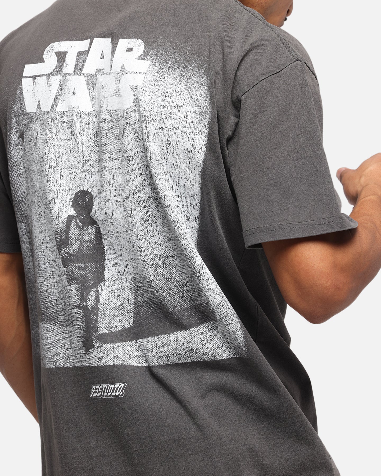Star Wars Anakin Skywalker Vintage T-Shirt - Black Wash Distressed Style - Perfect for Cosplay, Movie Nights & Star Wars Fans