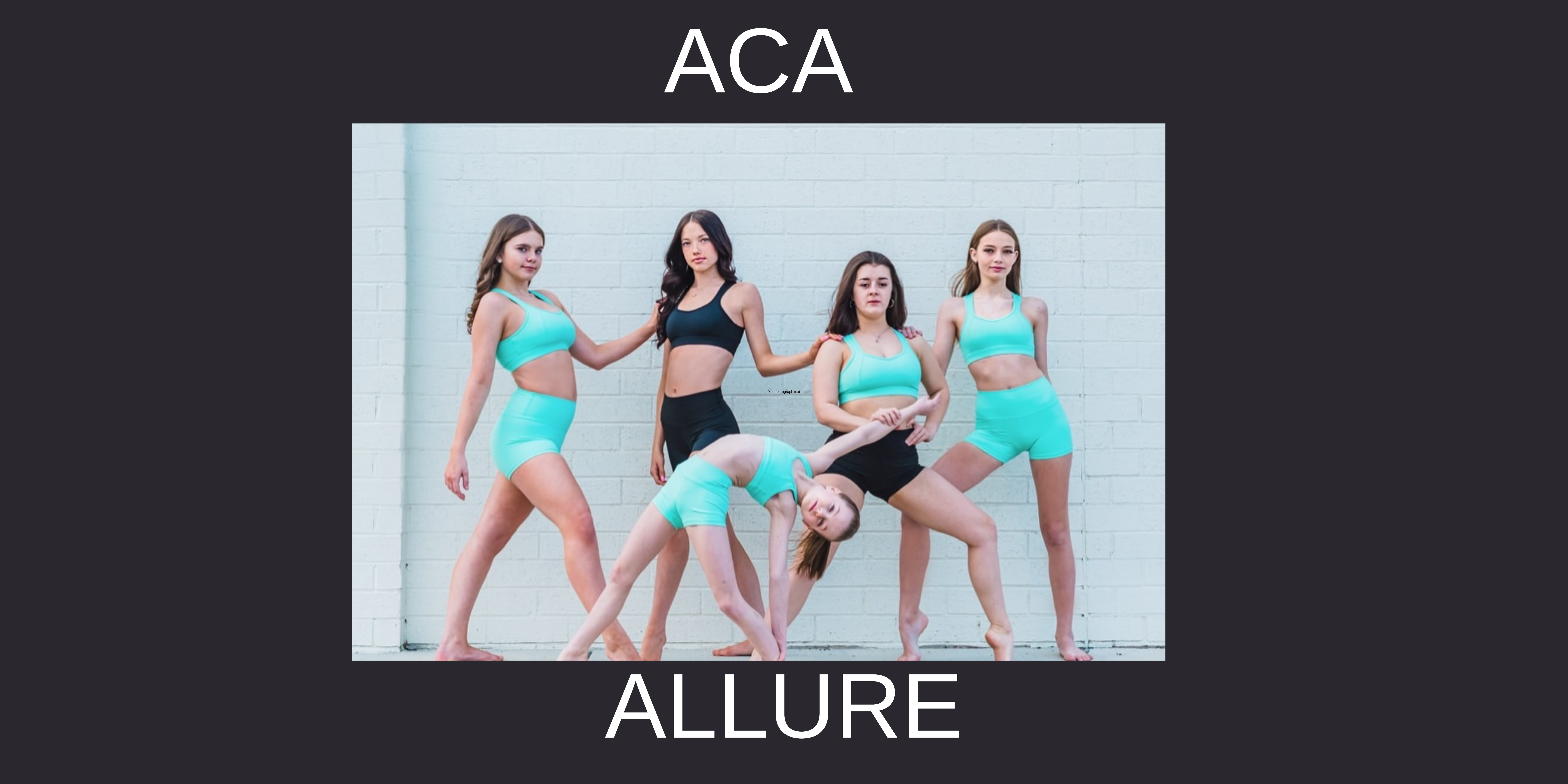 ACA ALLURE Dance Top - Women's Stretchy Performance Dance Shirt for Ballet, Jazz, Contemporary & Yoga - Breathable & Comfortable for Dance Classes & Workouts
