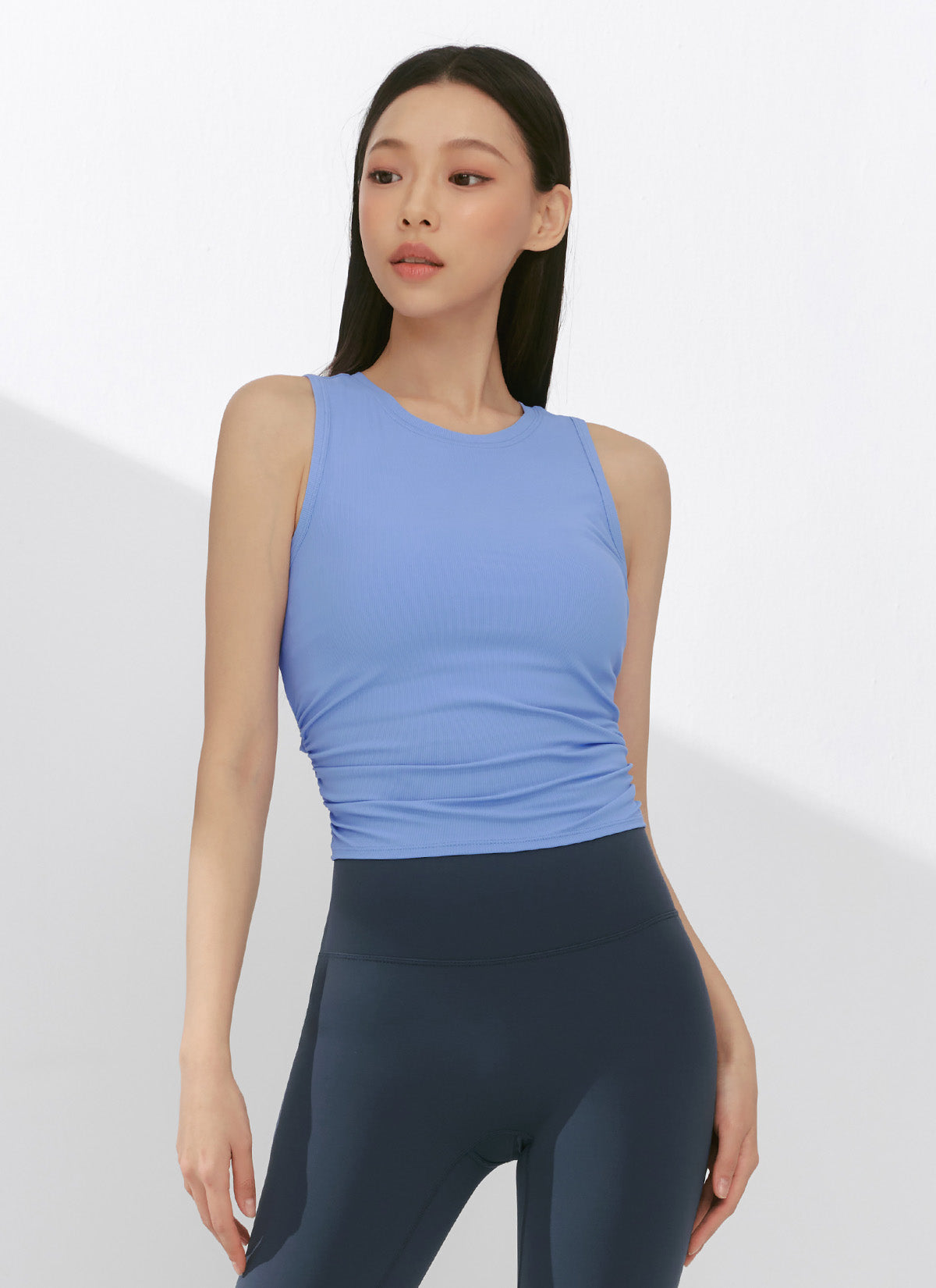 Ribbed Back Twist Sleeveless Top - Women's Fashion Stretch Knit Camisole for Casual Wear, Layering & Summer Outfits