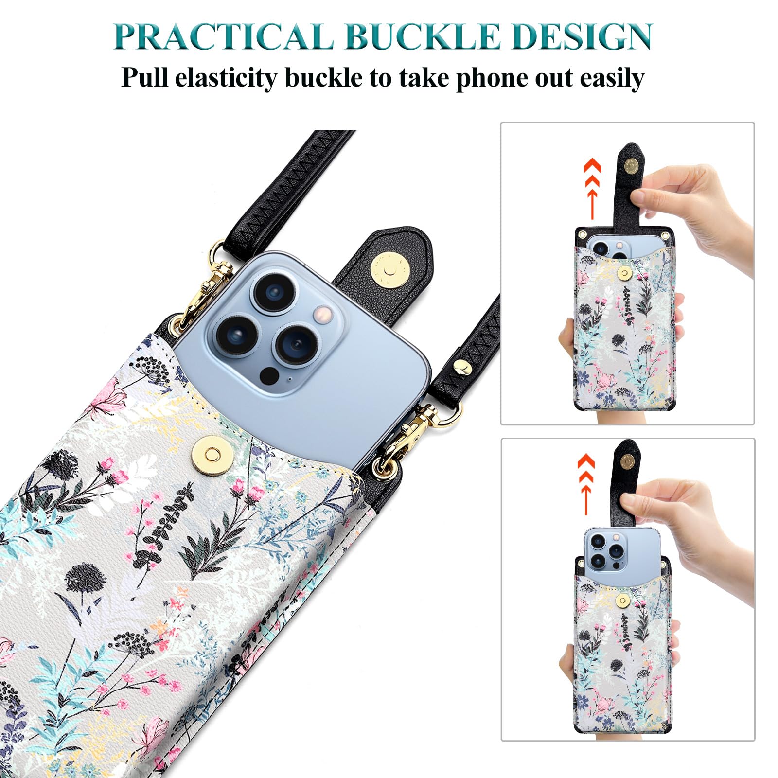 Stylish Peacocktion Small Crossbody Bag for Women - Compact Cell Phone Purse with Adjustable Shoulder Strap | Perfect for Everyday Use, Travel & Shopping