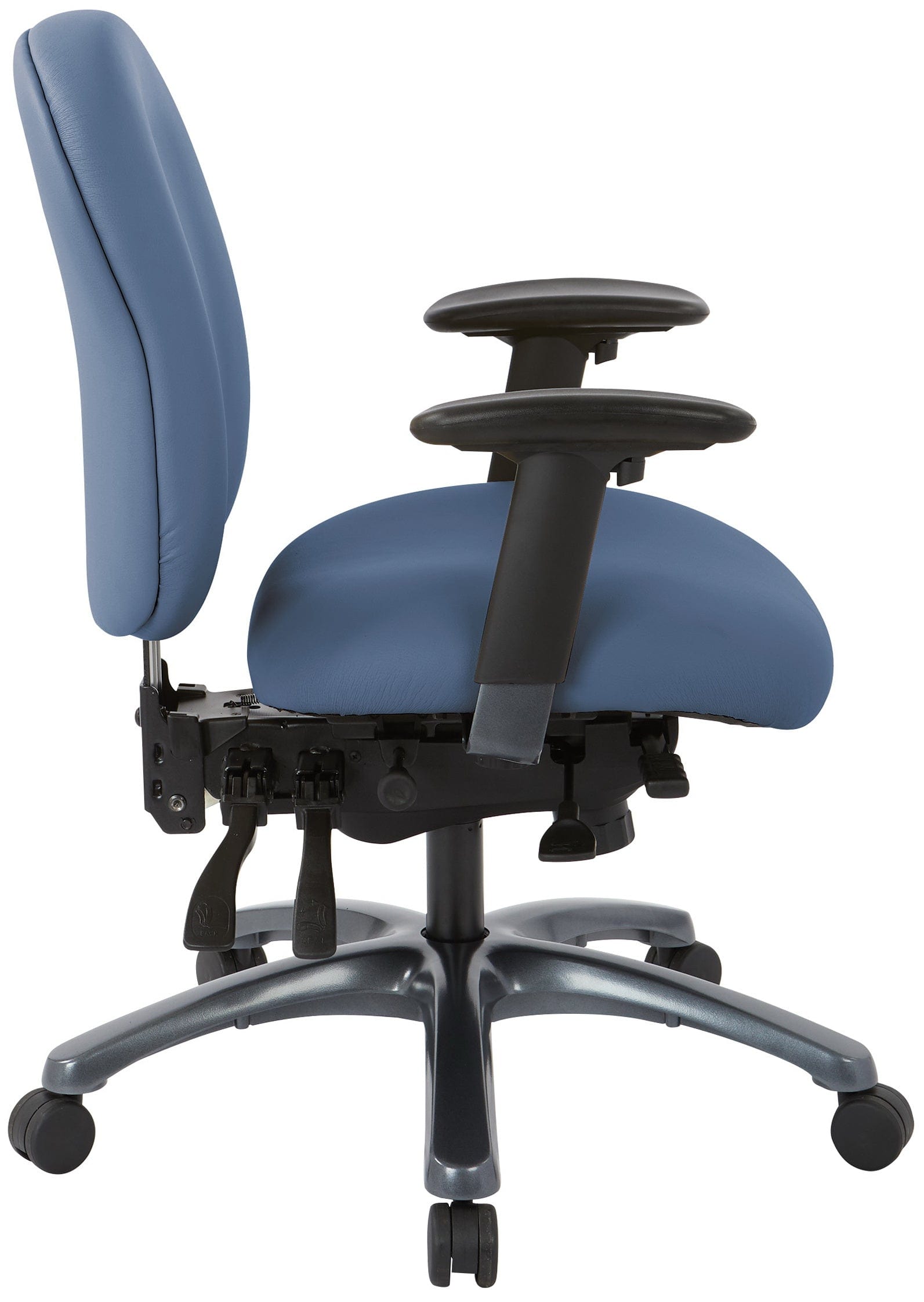 Pro Line II™ Mid Back Ergonomic Office Chair with Lumbar Support - Adjustable Height Swivel Computer Desk Chair for Home & Office Workspace [8512] - Perfect for Long Hours of Sitting, Gaming, and Remote Work