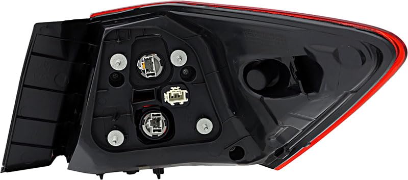 2016 Honda Accord Sedan LED Tail Lights Replacement Set - Left & Right Pair - Durable Aftermarket Brake Lights for Night Driving Safety