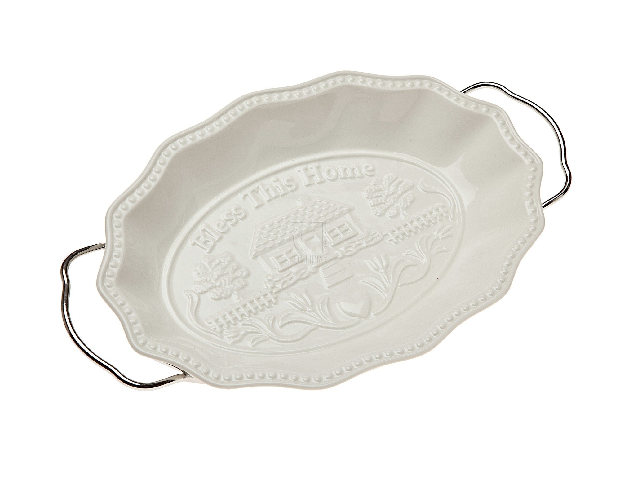 Godinger Bless This Home Tray - Elegant Serving & Decor for Dining