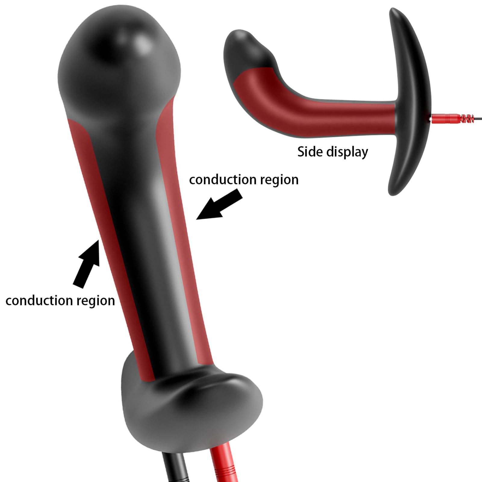 Electric Prostate Massager for Men & Women - Multi-Frequency Anal Plug with Vibration & Shock Therapy - Wearable Exercise Dildo for Pleasure & Muscle Stimulation - Perfect for Home Use, Couples Play & Sensual Wellness