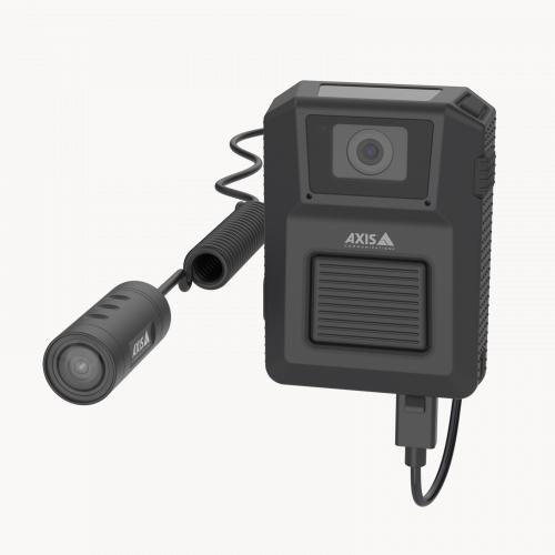 Axis Communications TW1200 1080p Body Worn Mini Bullet Sensor - HD Security Camera for Outdoor/Indoor Surveillance, Home & Business Protection