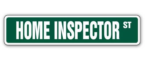 Professional Home Inspector Street Sign - Durable Real Estate Inspection Sign for Buildings & Houses | 24