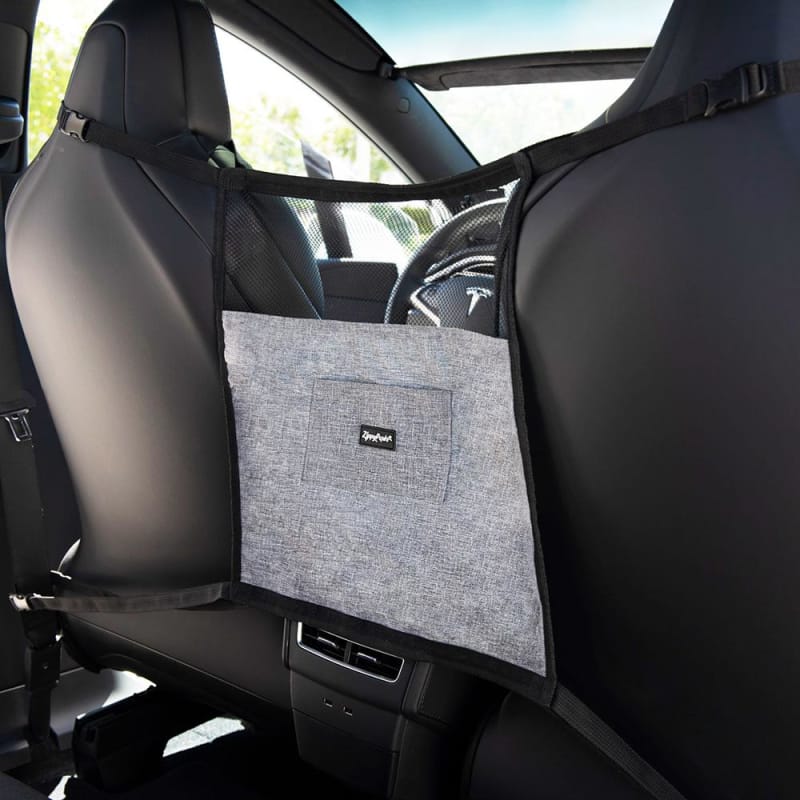 ZippyPaws Adventure Car Front Seat Barrier for Dogs - Pet Travel Safety Barrier, Adjustable Mesh Car Divider for SUVs & Sedans - Keep Pets Secure During Road Trips & Daily Commutes