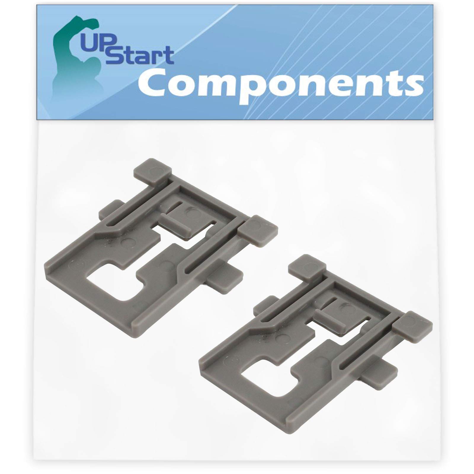 2-Pack W10195840 Dishwasher Rack Adjuster Replacement for KitchenAid KUDE20FXSS2 - Compatible with WPW10195840 Top Rack Adjuster | Perfect for KitchenAid Dishwasher Repair & Maintenance | Ideal for Home Kitchen Appliance Replacement Parts