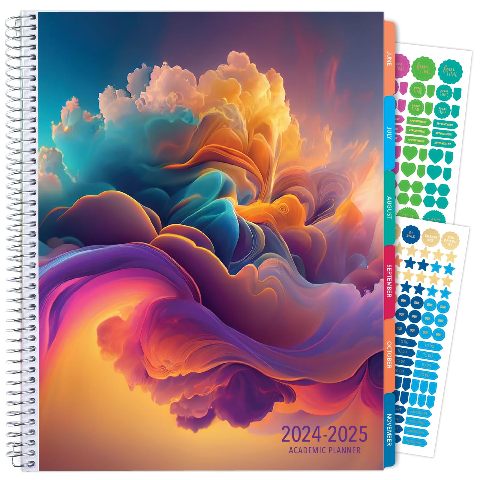 2024-2025 Fashion Planner - Laminated Monthly & Weekly Organizer, 8.5