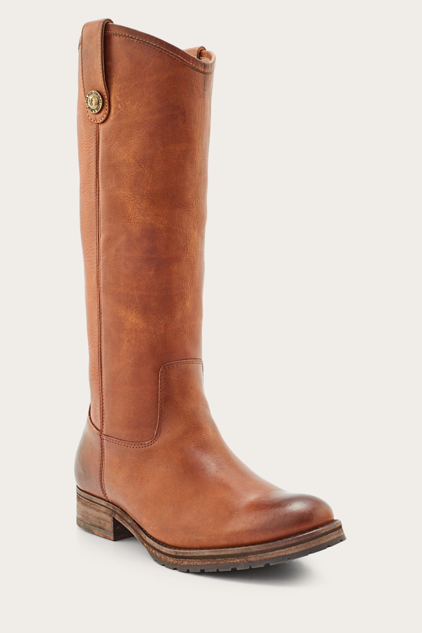 Vintage Melissa Double Sole Button Lug Tall Boots - Eco-Friendly Pre-Loved Women's Footwear for Fall & Winter Fashion | Perfect for Casual Outfits, Date Nights & Cold Weather