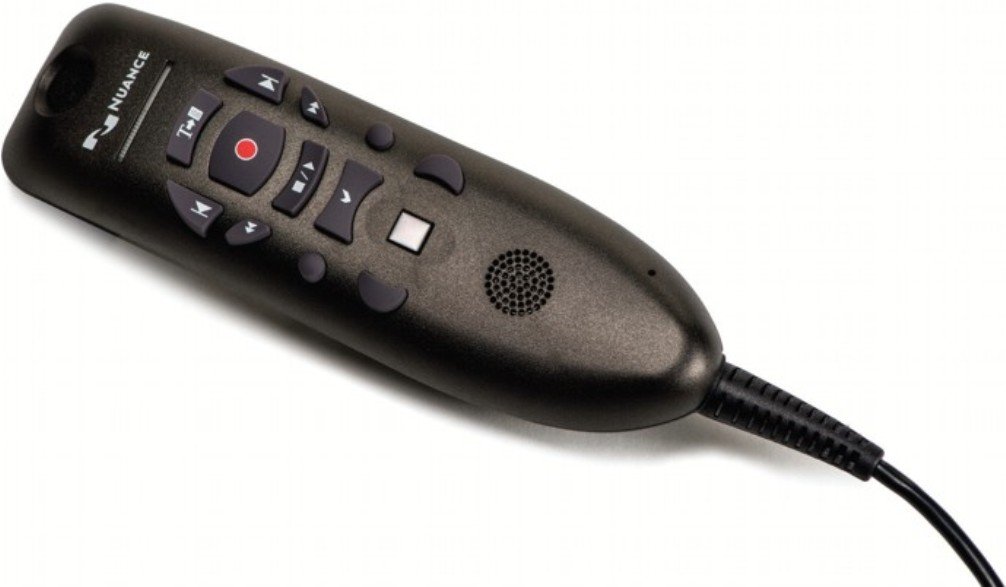 Nuance PowerMic III Microphone for Dragon Dictation Software - 3ft USB Cord, Voice Control for PC, Hands-Free Document Dictation - Perfect for Office Work, Transcription & Voice Commands