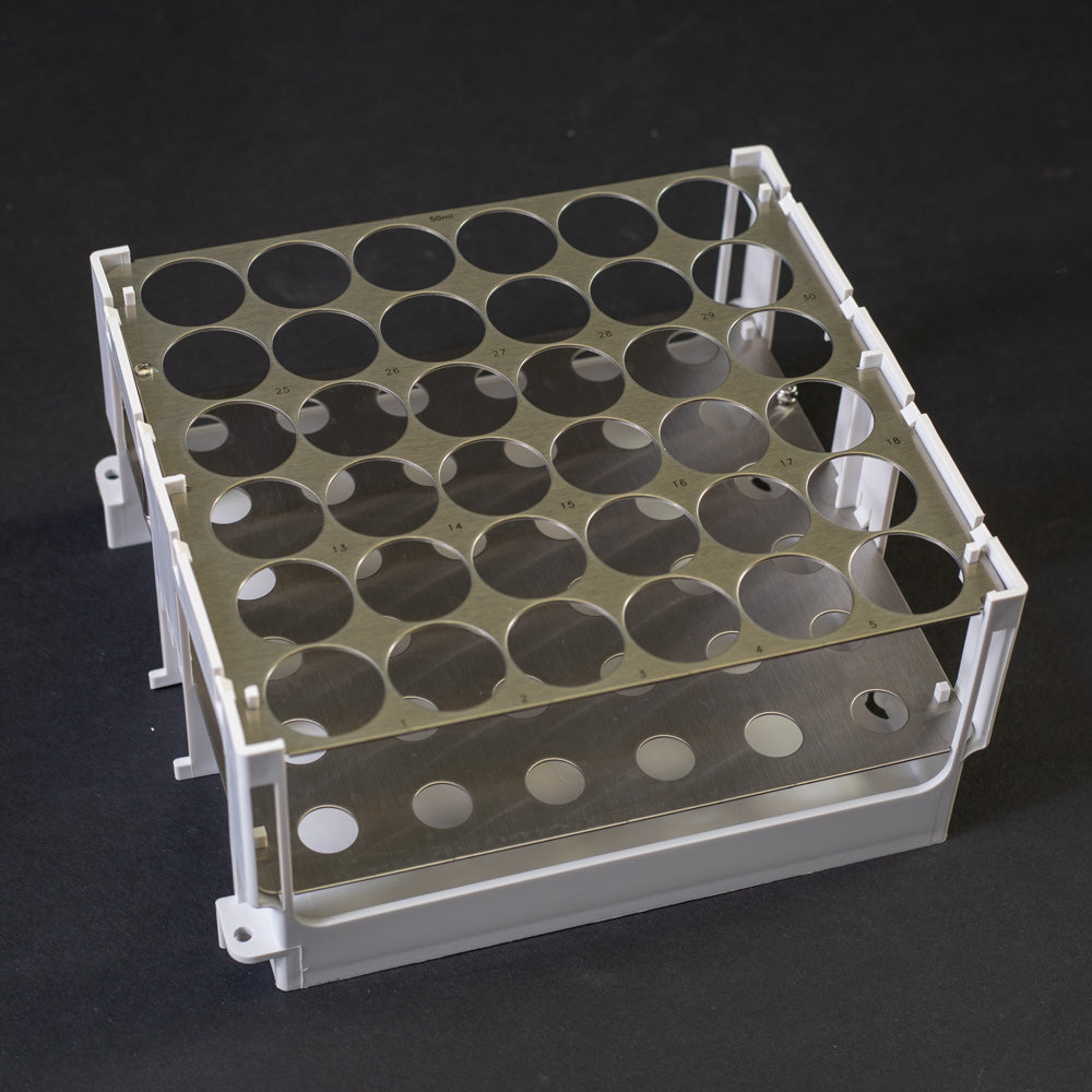 Foxy® R1 & R2 Centrifuge Tube Rack - Holds 36x 50mL Tubes | Lab Equipment for PCR, DNA Testing & Sample Storage | Perfect for Research Labs & Medical Facilities