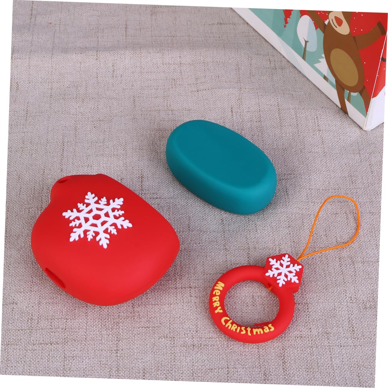 Angoily 2-Pack Snowflake Design AirPods Case Cover - Protective Hard Shell for Apple AirPods 1/2/3 Pro - Perfect for Hiking, Biking, Travel & Outdoor Activities