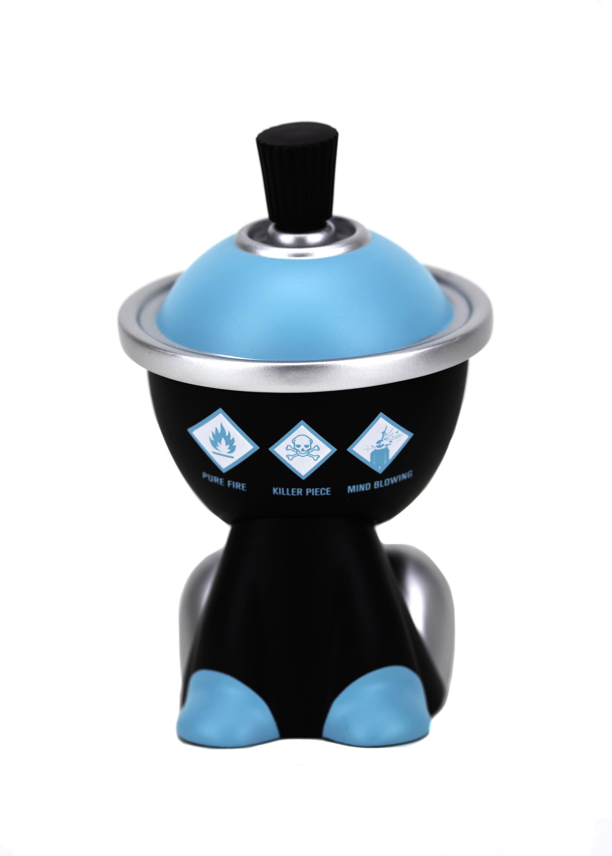 Sket One Cyan Formula Canbot by Clutter - Premium Collectible Street Art Toy for Home & Office Decor - Perfect for Urban Art Lovers and Collectors
