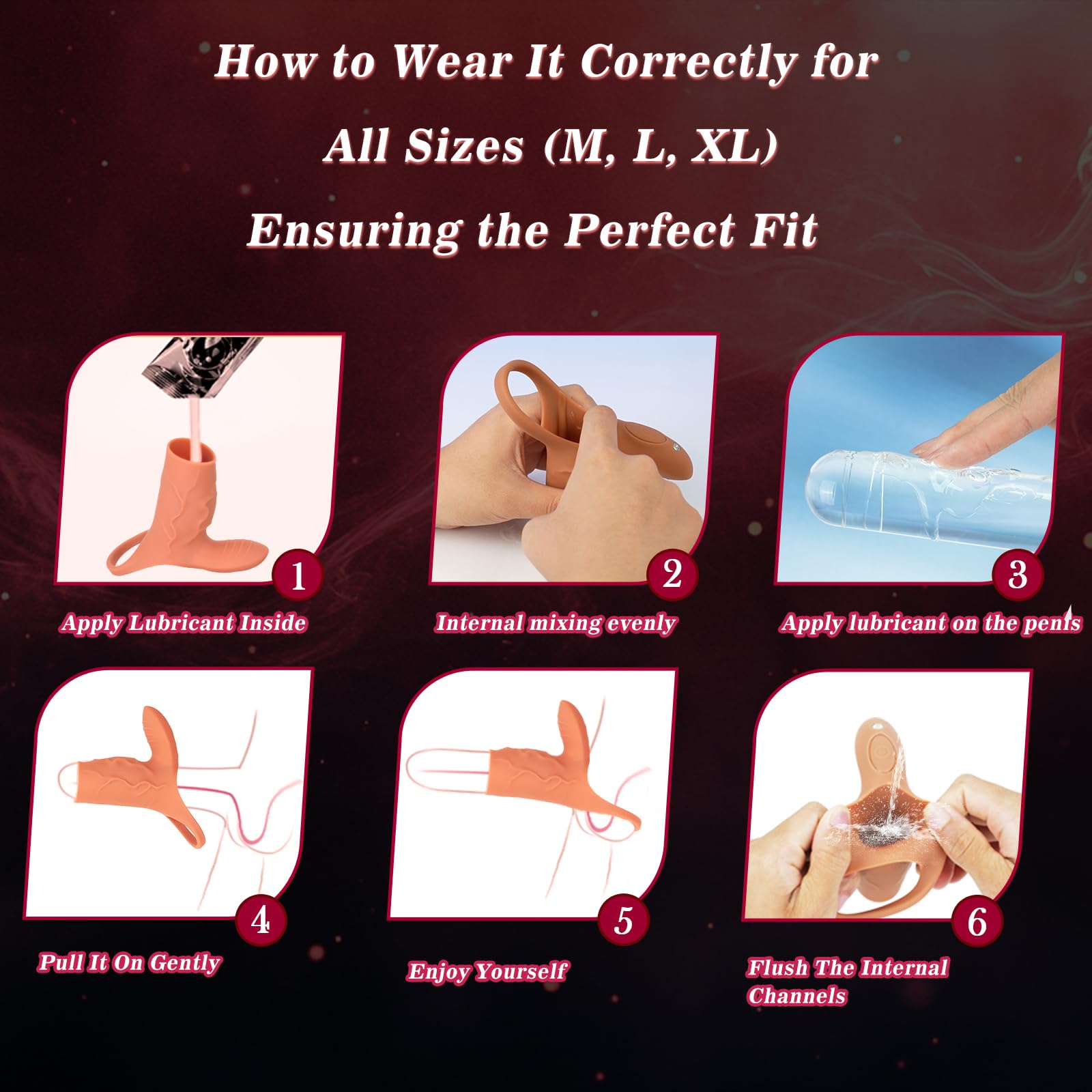 **Vibrating Penis Sleeve Cock Ring with Clitoral Stimulator - G Spot & Couples Pleasure, Male Girth Enhancer & Extender - Adult Sex Toys for Men & Women - Perfect for Intimate Moments & Spicing Up Relationships**
