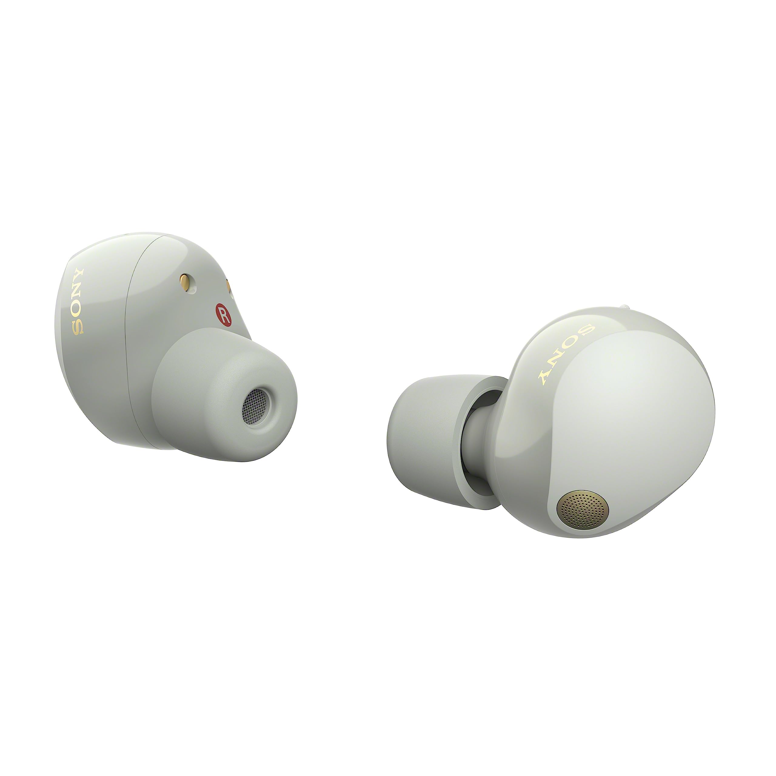 Sony WF-1000XM5 Wireless Bluetooth Earbuds with Active Noise Cancelling, Alexa Built-in, Hi-Res Audio - Silver | Perfect for Travel, Workouts & Commuting