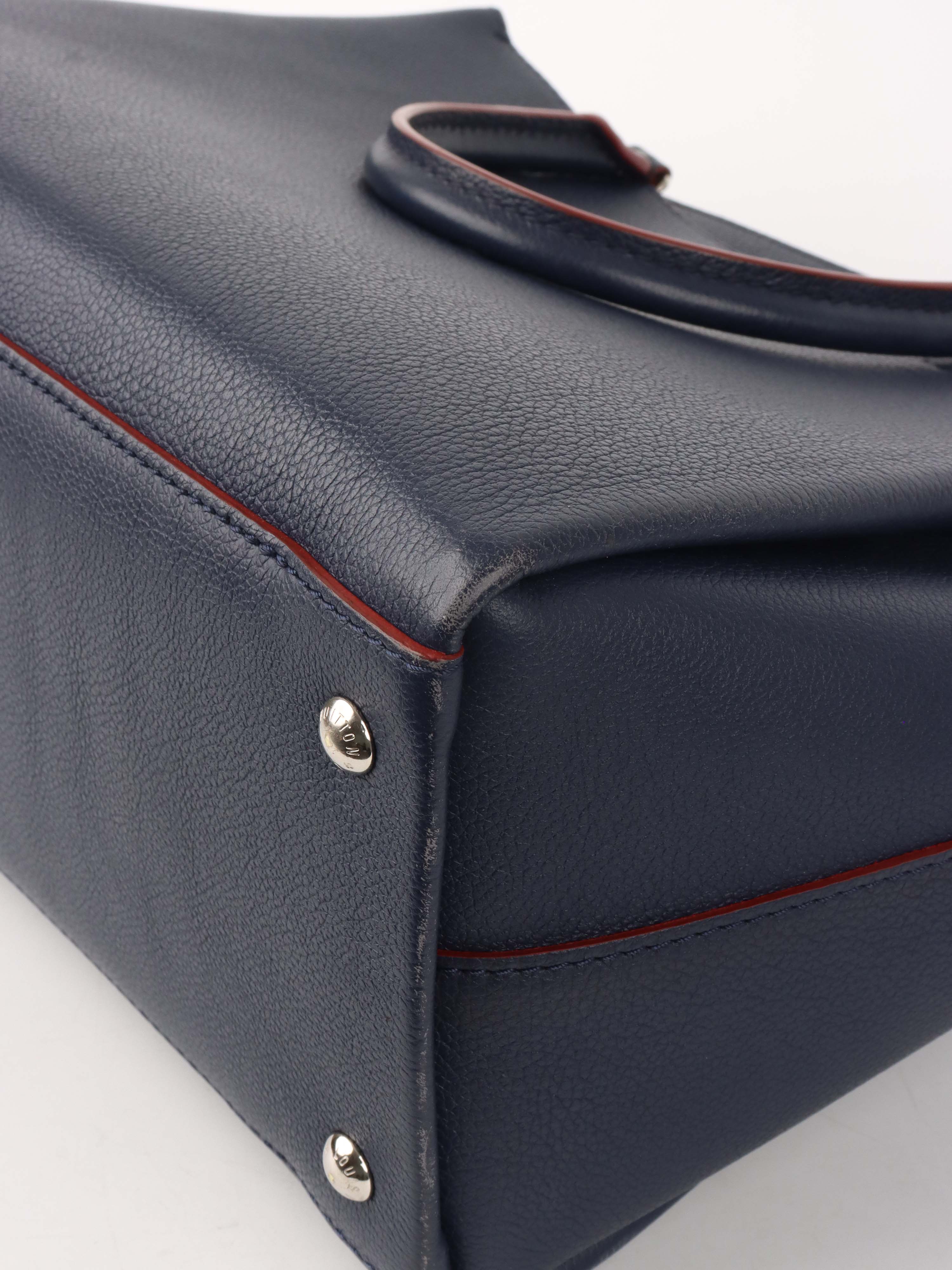 Authentic Louis Vuitton Locke Navy Crossbody Bag - Luxury Designer Handbag for Women | Perfect for Travel, Work & Evening Events