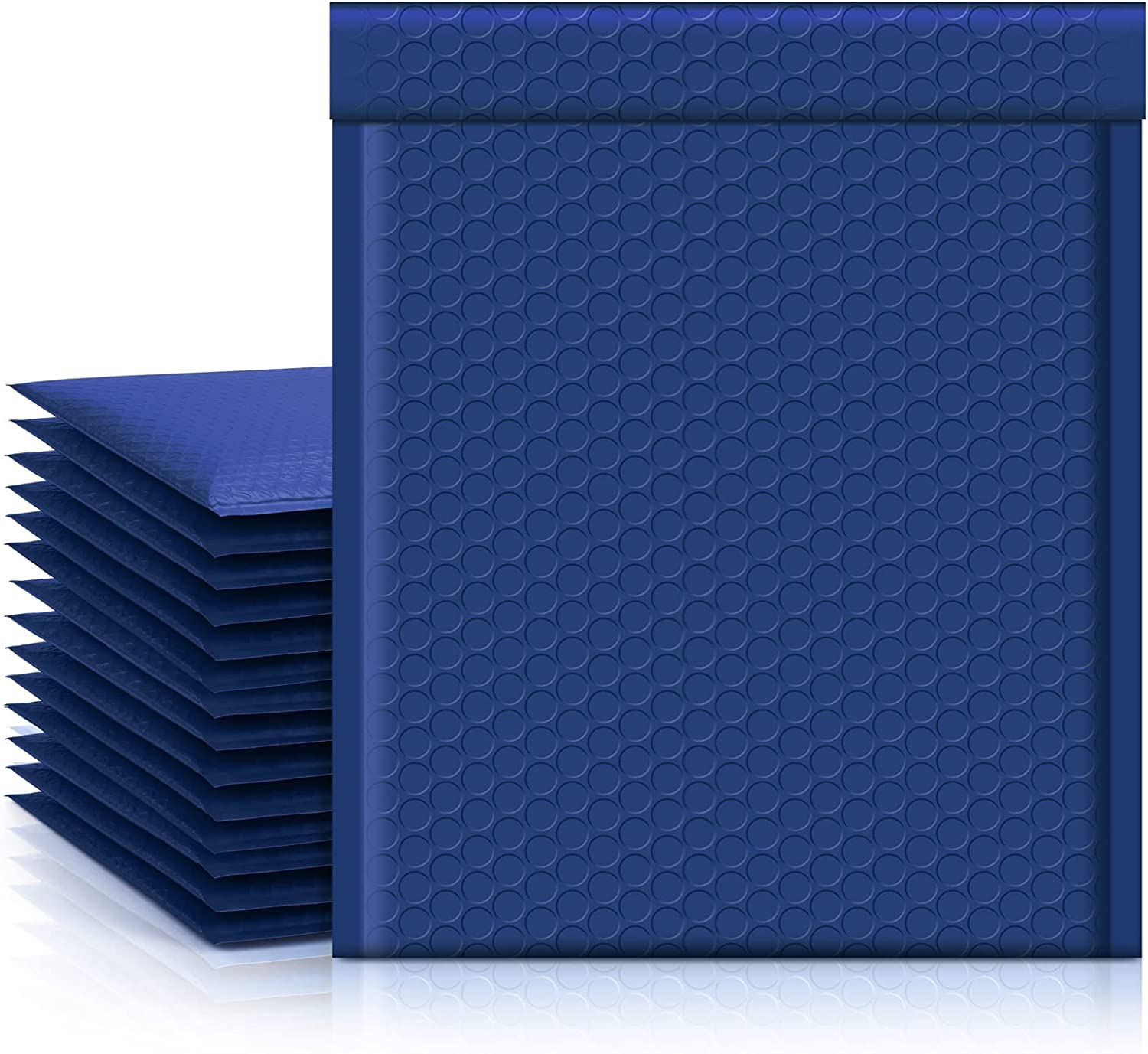 8.5x12 Bubble Mailer Padded Envelope - Navy Blue Shipping Envelopes for Ecommerce, Small Business & Online Sellers - Perfect for Shipping Jewelry, Books, DVDs & Fragile Items