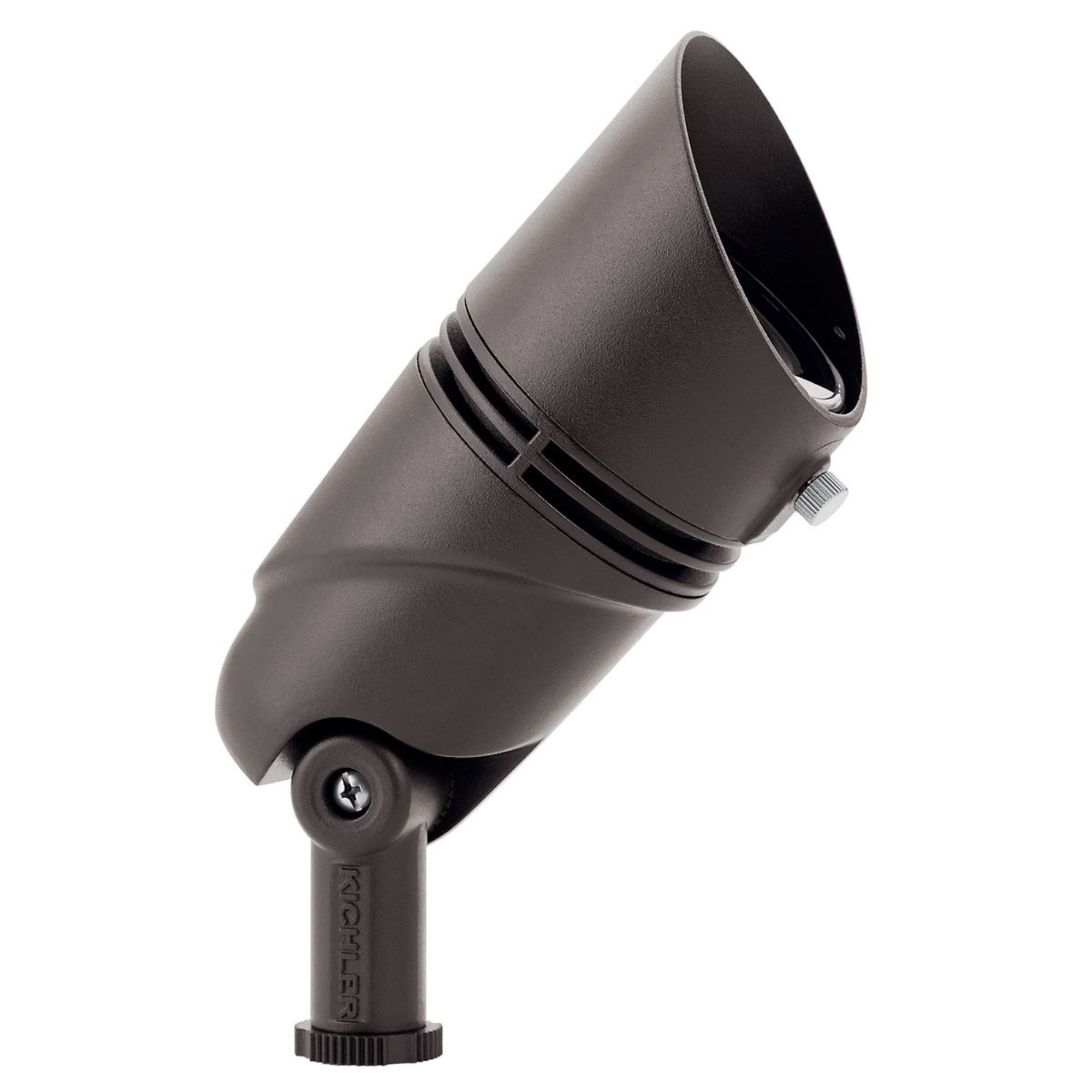 12V Low Voltage Landscape Accent Flood Light - 60 Degree Beam Angle, 3000K Warm White, Textured Architectural Bronze Finish - Perfect for Garden Paths, Driveways, and Outdoor Architectural Lighting