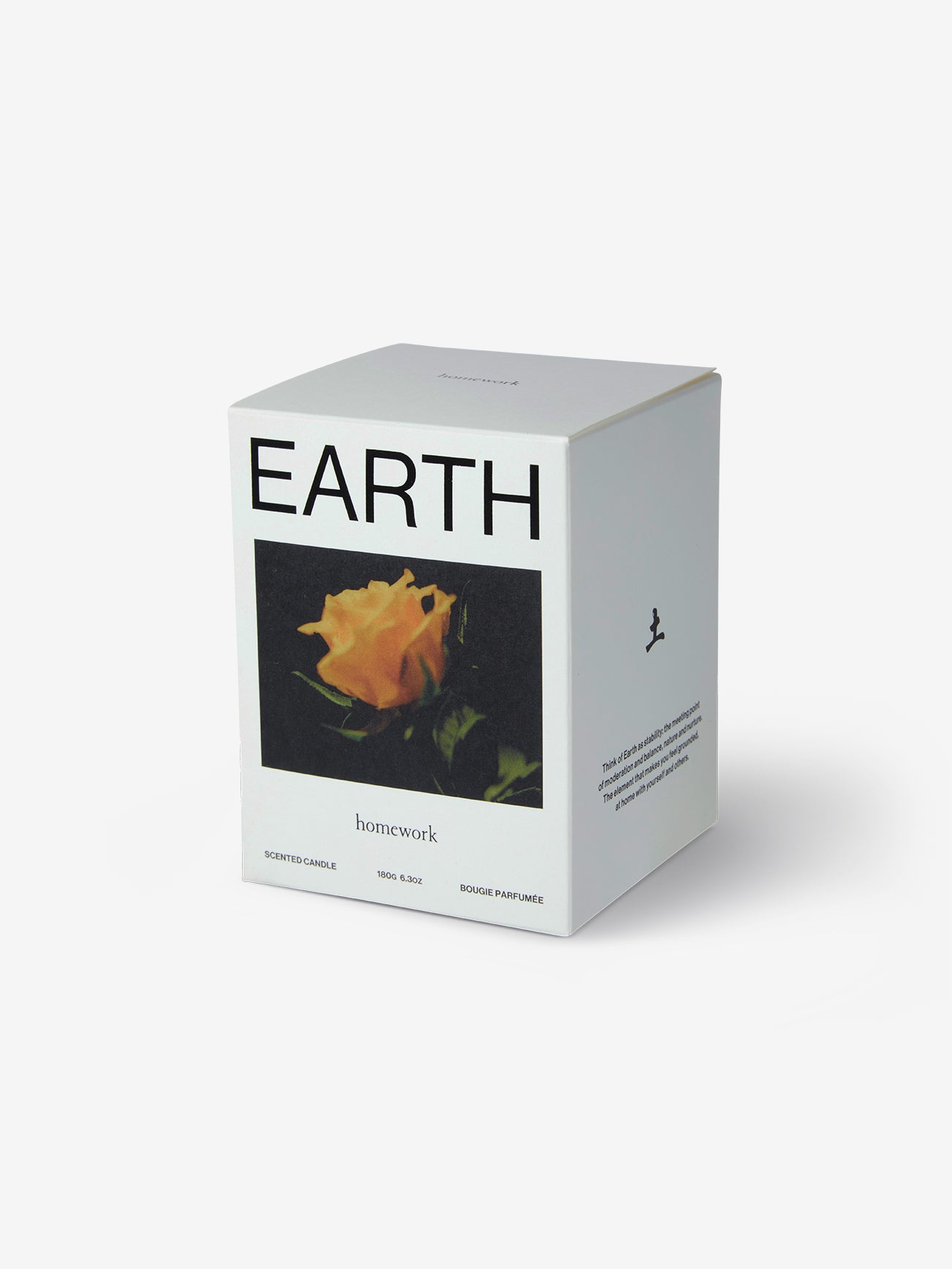 Homework Regular Candle Earth - Natural Soy Wax Scented Candles for Study, Relaxation & Meditation - Perfect for Home Office, Dorm Room & Cozy Evenings