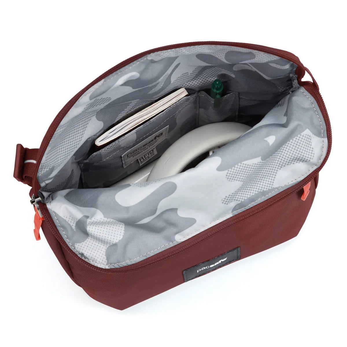 Pacsafe GO Anti-Theft Saddle Crossbody Bag - Secure Travel Purse for Women & Men - Perfect for Commuting, Shopping & Sightseeing