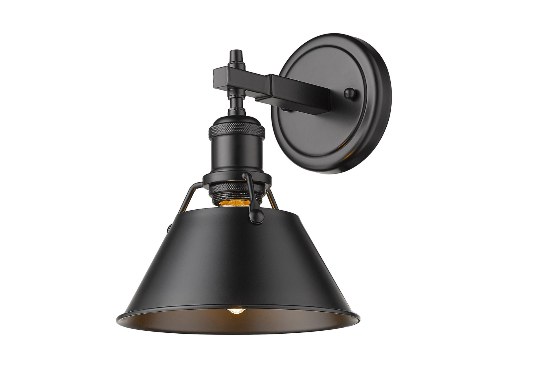 Wesley Wall Sconce Light Fixture - Modern Plug-in Wall Lamp for Bedroom, Living Room & Hallway - Adjustable Swing Arm with On/Off Switch - Easy Installation No Wiring Needed