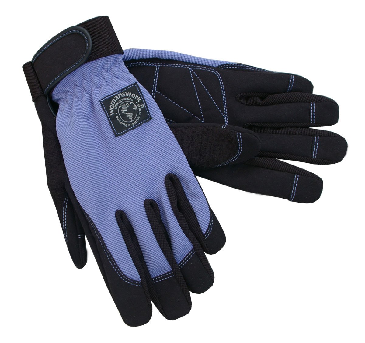 Womens Gardening Gloves - Durable Digger Gloves for Planting, Weeding & Outdoor Work (Periwinkle, Small) | Perfect for Gardeners, Landscapers & DIY Home Projects