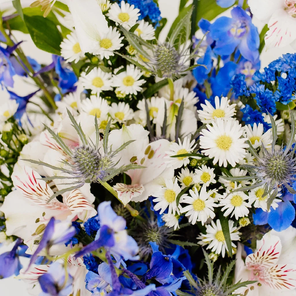 Blue Magic Flower Centerpiece - Elegant Floral Table Decor for Weddings, Parties & Home Decor | Perfect for Centerpieces, Events & Gifts