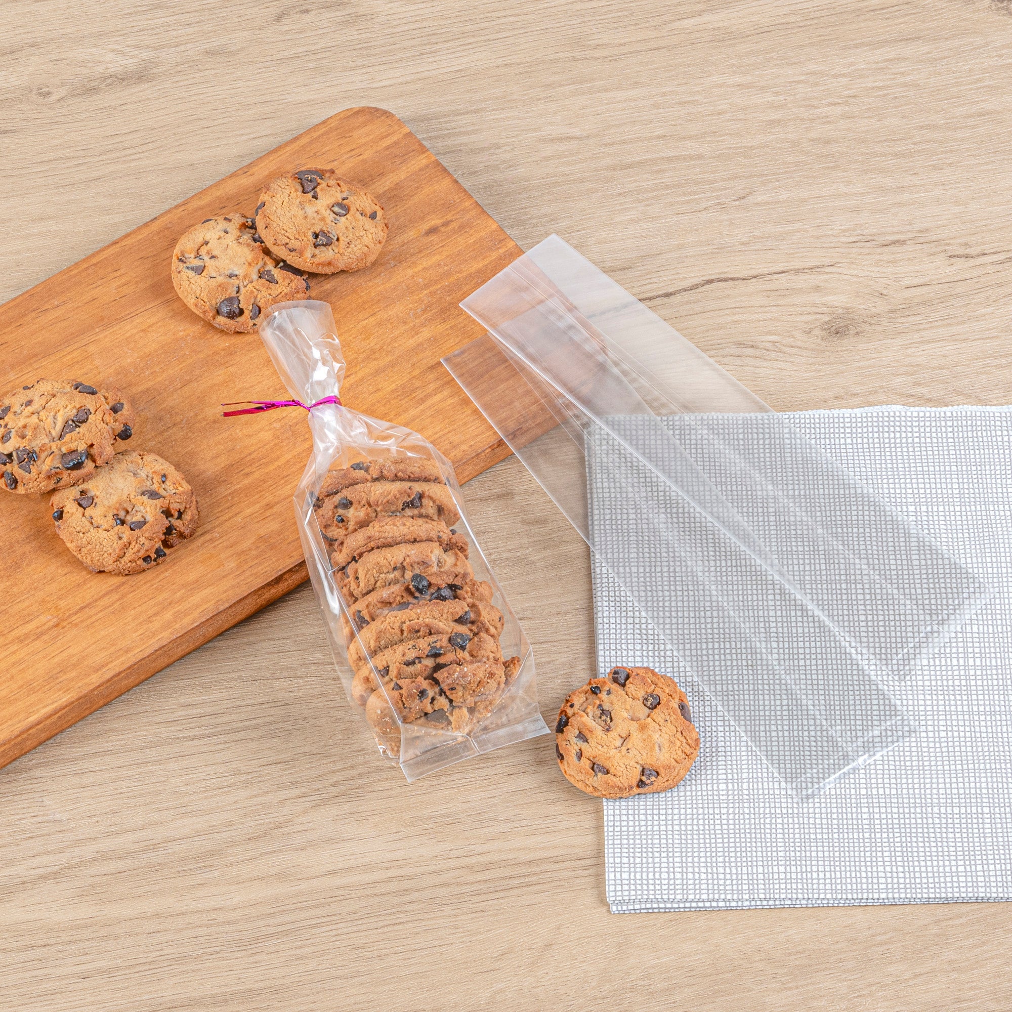 Clear Plastic Gusset Bags - High Clarity, Heat Sealable, 2
