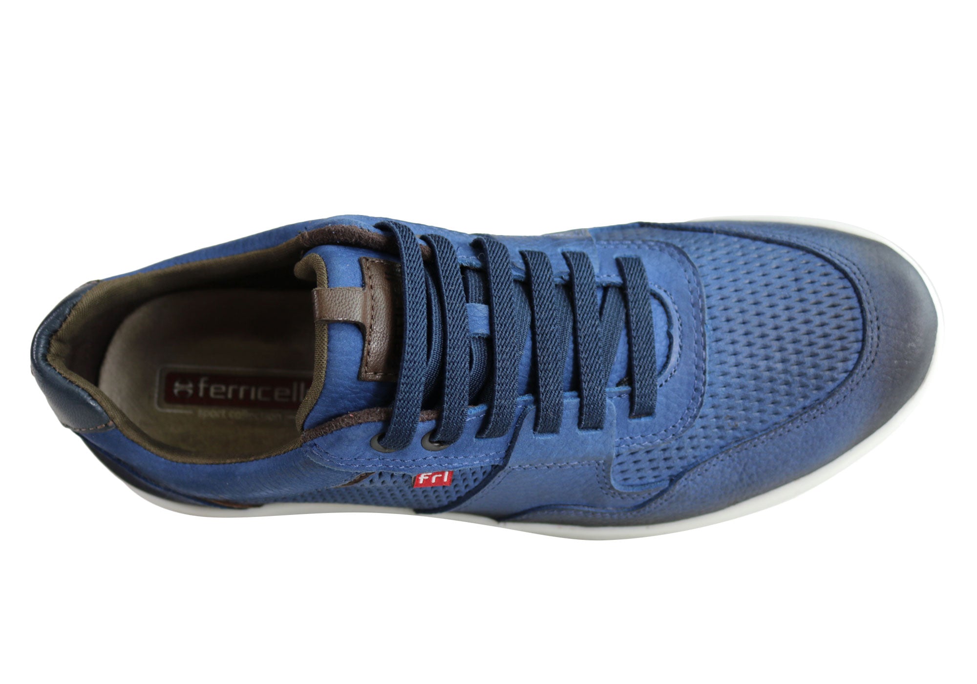 Ferricelli Orbit Men's Leather Slip-On Casual Shoes - Handmade in Brazil - Comfortable Loafers for Work, Travel & Everyday Wear