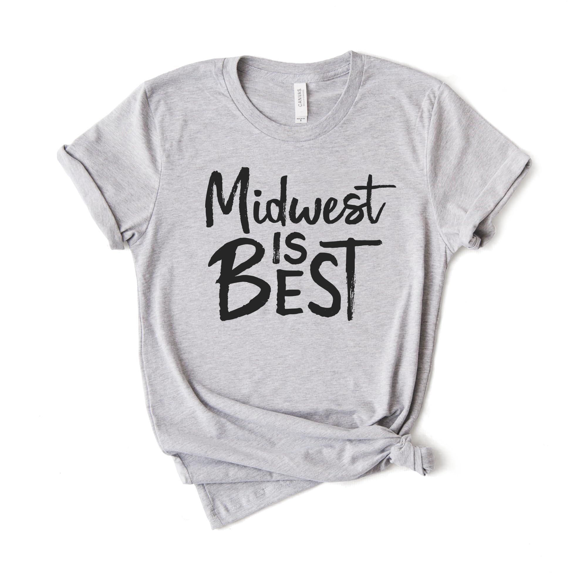 Midwest Pride T-Shirt - Softstyle Unisex Midwest Gift Tee - Best Midwest State Home Apparel - Perfect for Midwest Lovers & Travel Souvenirs
