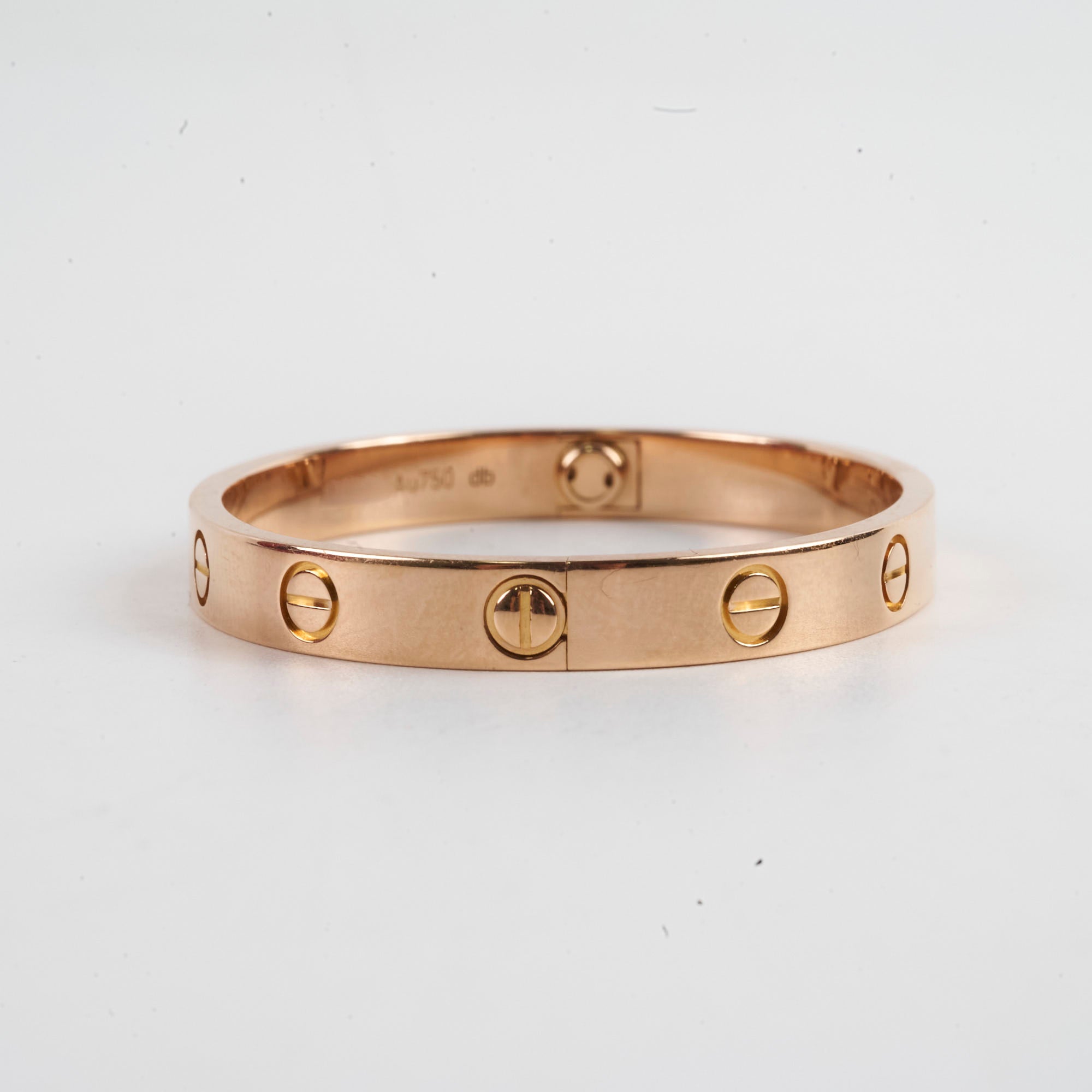 Cartier Love Bracelet 18K Pink Gold Size 15 - Luxury Jewelry Gift for Women, Anniversary & Valentine's Day