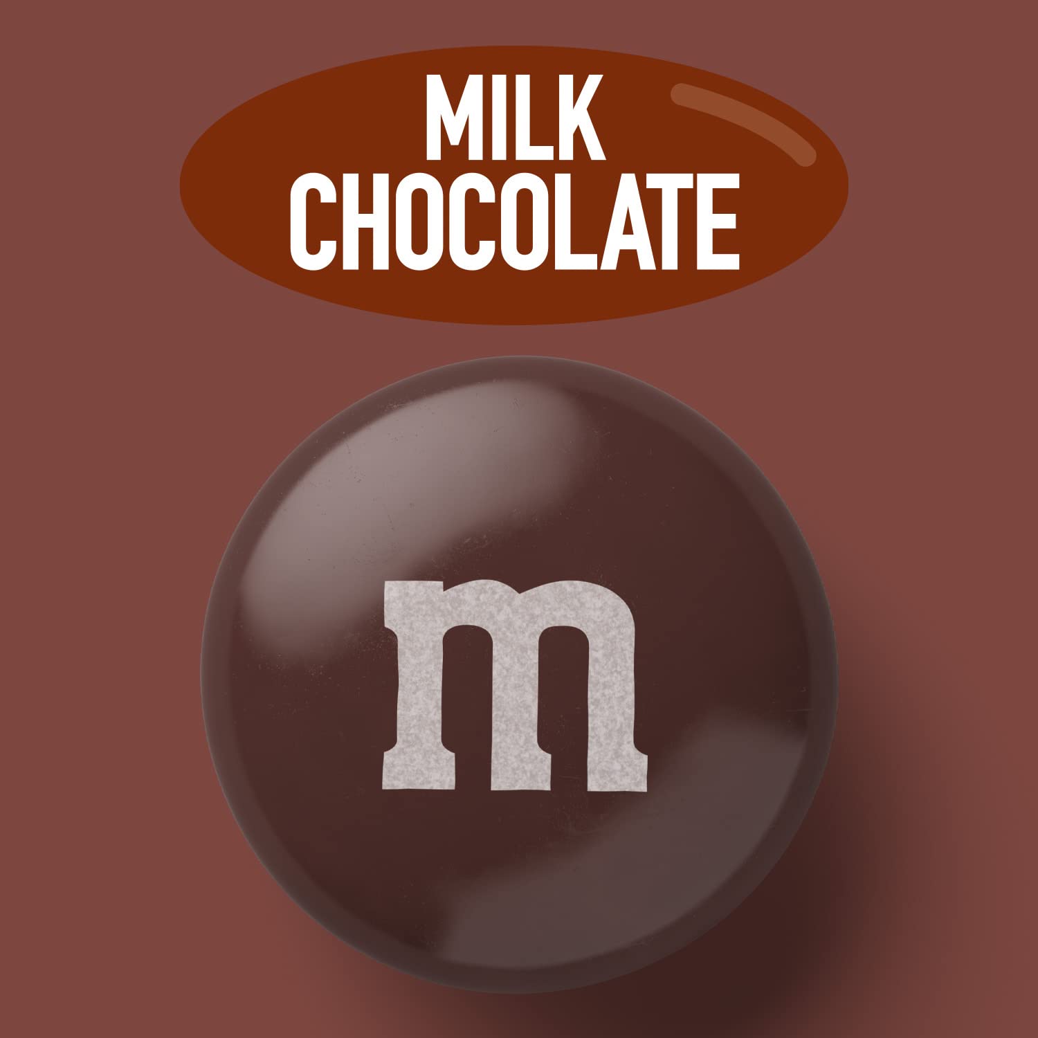 M&M'S Brown Milk Chocolate Candy - 2lb Bulk Resealable Bag | Perfect for Birthdays, Graduations, Weddings, Thanksgiving Desserts & Chocolate Gift Boxes | Party Favors, Office Snacks & Movie Night Treats