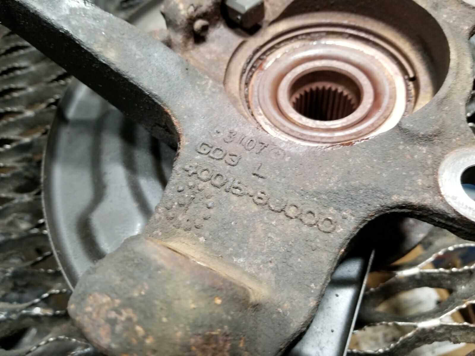 2004-2008 Nissan Maxima Front Left Driver Side Spindle Knuckle OEM Replacement Part - Perfect for Suspension Repair & Wheel Alignment