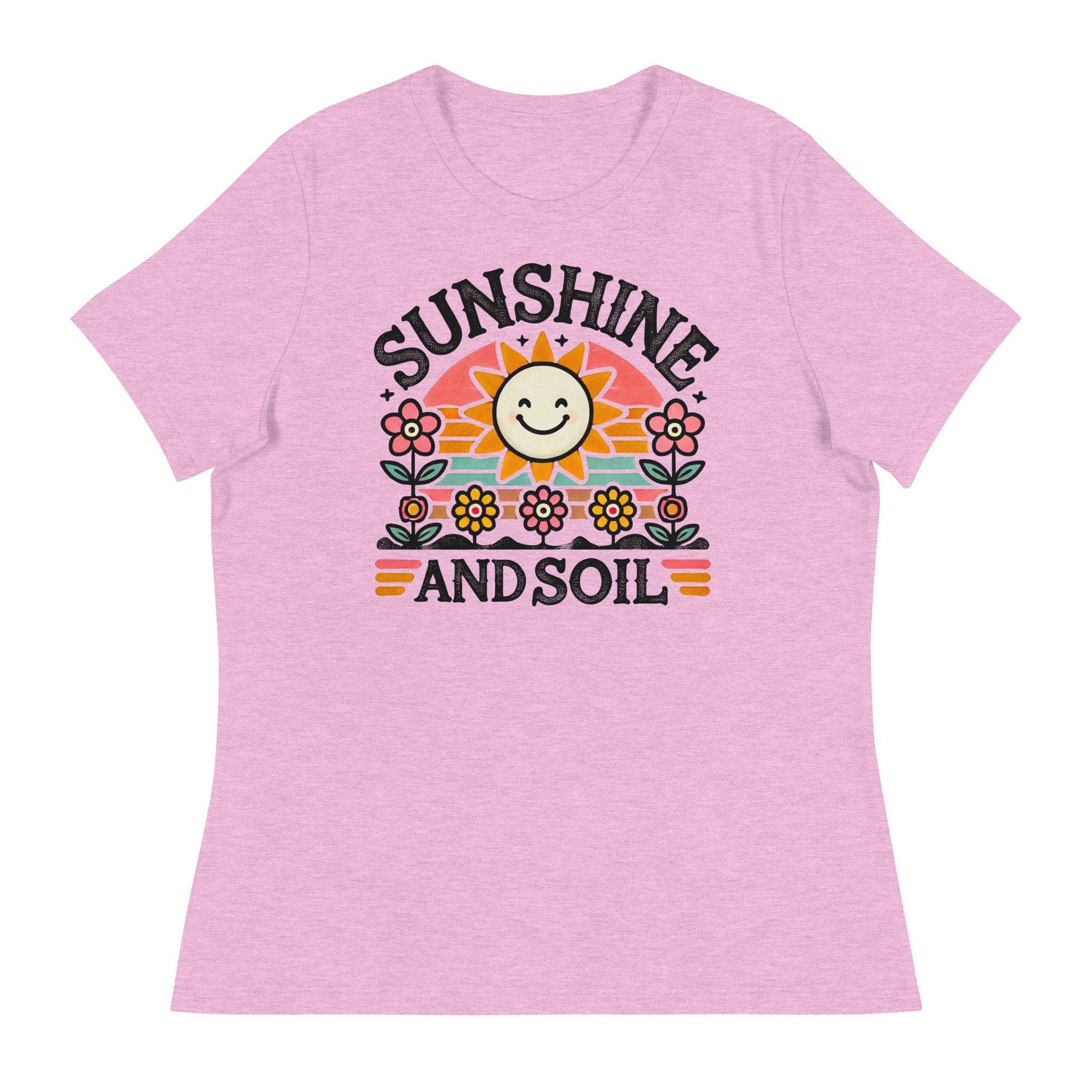 Sunshine and Soil Graphic T-Shirt - Comfortable Cotton Tee for Men & Women - Perfect for Outdoor Adventures, Gardening, and Casual Wear