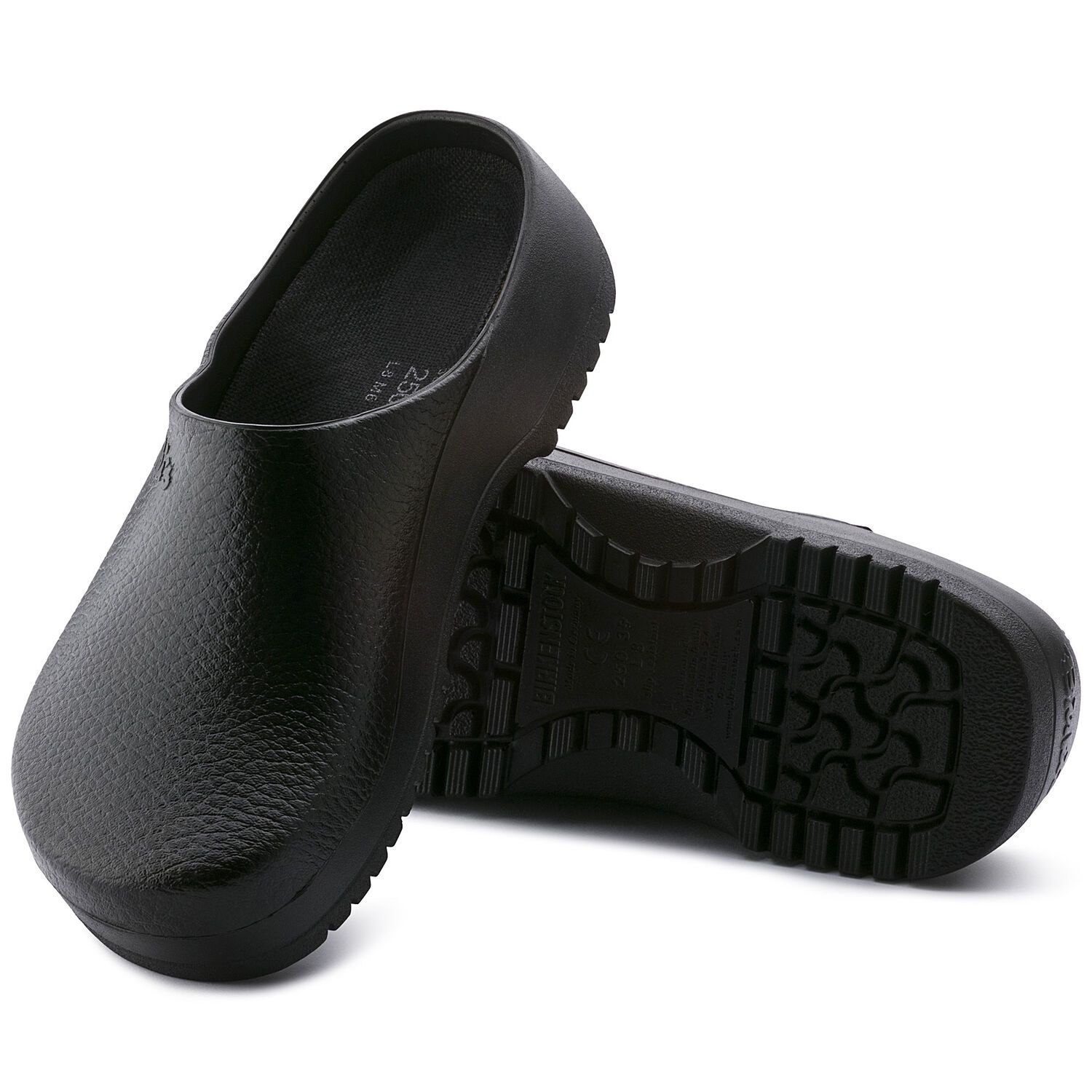 BIRKENSTOCK SUPER BIRKI Black Unisex Clogs - Comfortable Slip-Resistant Kitchen & Garden Shoes for Men & Women