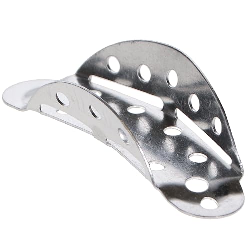 50-Pack Disposable Dental Temporary Impression Trays for Crown & Bridge - Premium Aluminum Material - Ideal for Dental Clinics, Crown Fitting & Orthodontic Procedures