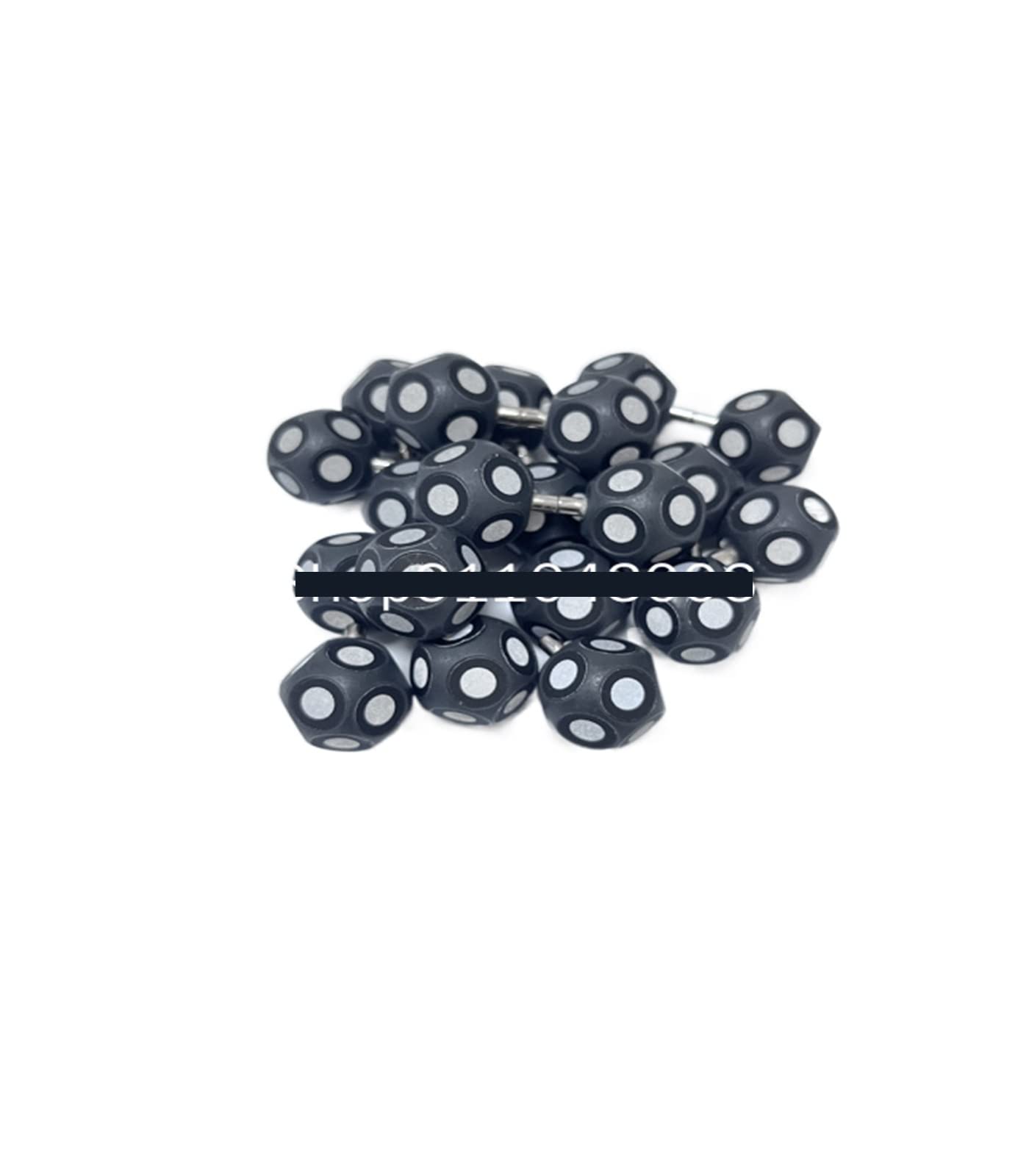 High Reflective Magnetic Marking Dots - 6mm Inner & 10mm Outer Diameter - 1000pcs Flat Sphere Markers for 3D Scanners - Perfect for 3D Scanning, CAD Modeling, and Industrial Measurement Applications