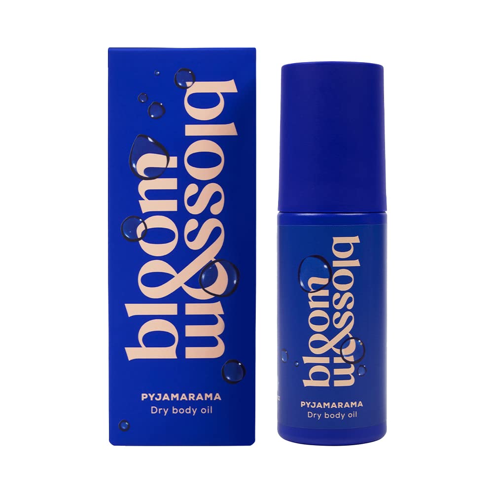 Bloom & Blossom Pyjamarama Dry Body Oil 100ml - Natural Hydrating Moisturizer with Moringa, Evening Primrose & Jojoba Oils | 99% Naturally Derived | Perfect for Nighttime Skincare & Dry Skin Relief