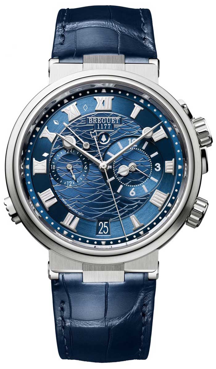 Breguet Marine 5547 Marine Alarme Musicale 18K White Gold Men's Luxury Watch - Perfect for Formal Events, Business Meetings & Special Occasions