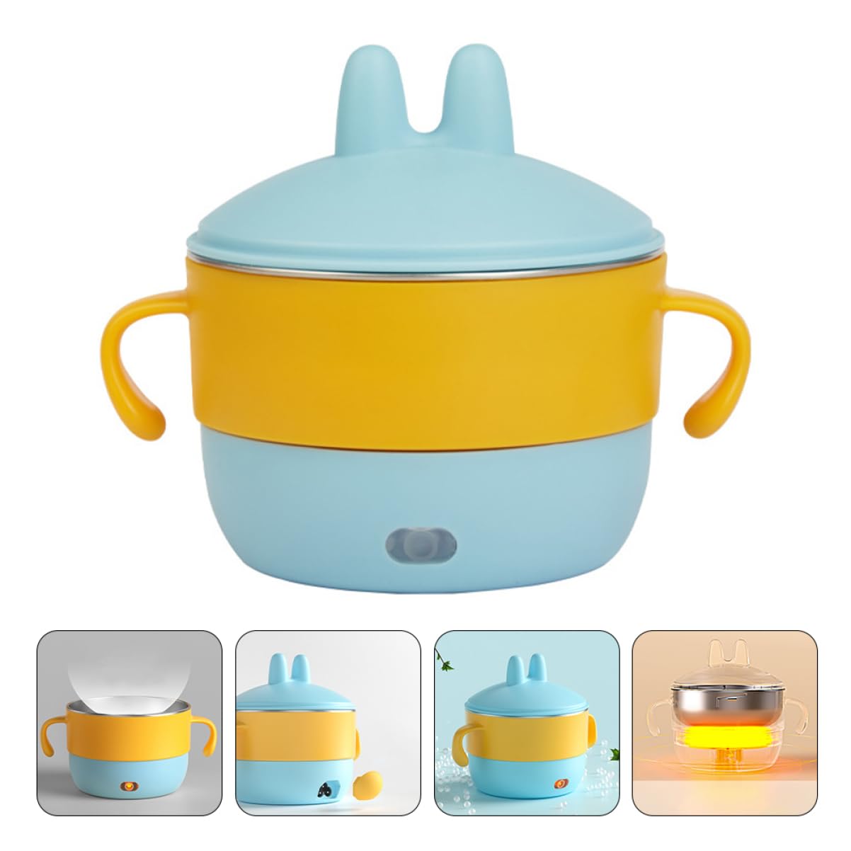 MAGICLULU 2 Pack Baby Feeding Bowls with Detachable Design - BPA-Free Toddler Food Containers for Snacks, Cereal & Puree | Perfect for Home, Travel & Daycare Use