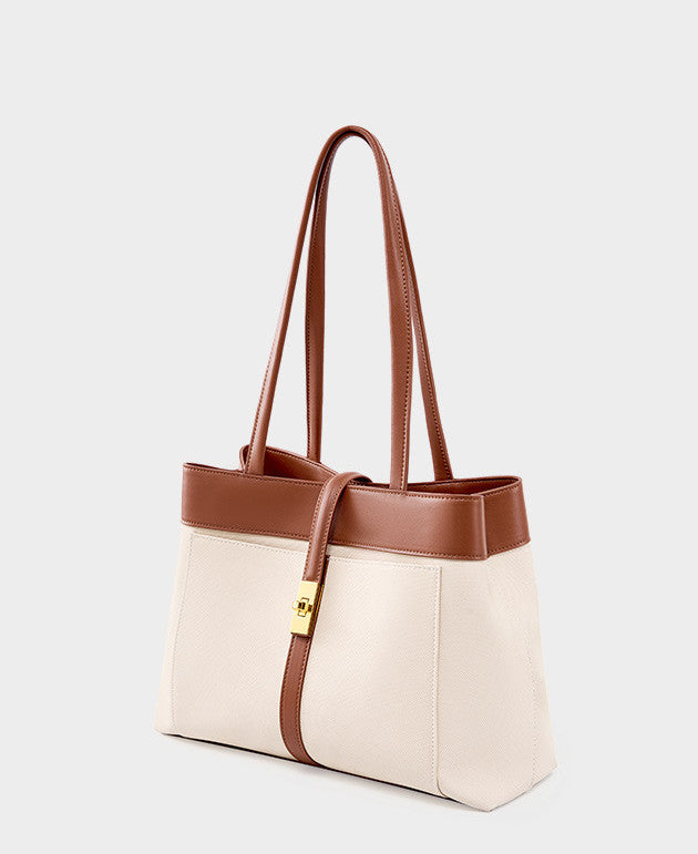 Stylish and Durable Work Tote Bag for Women - Professional Office Commuter Laptop Bag with Multiple Pockets - Perfect for Business, Travel, and Everyday Use