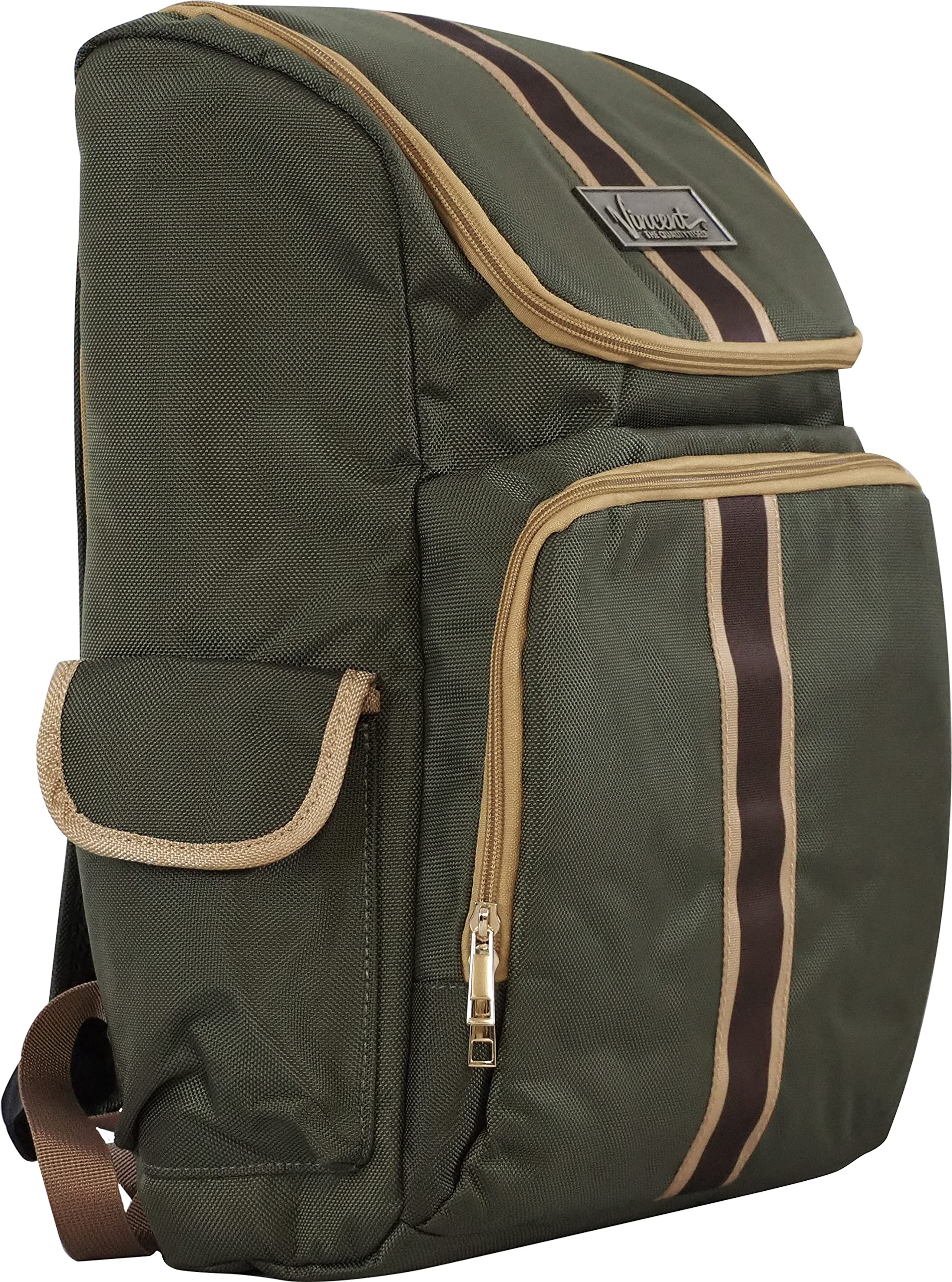 Vincent Master Professional Barber Backpack - Stylish Travel Hair Stylist Bag for Men & Women (Green) - Perfect for Salon, Mobile Hairdressing & Cosmetology Tools