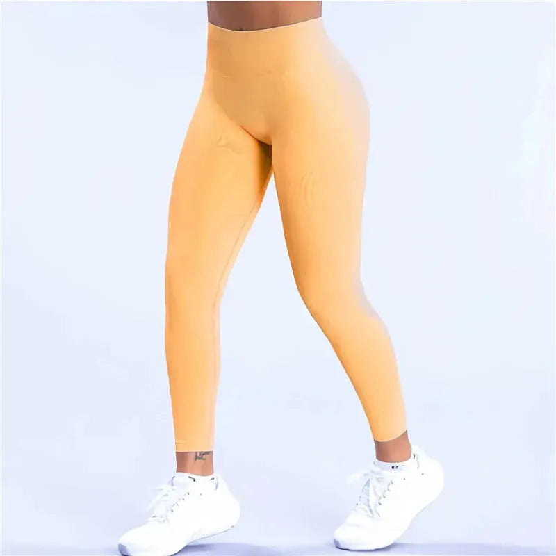 High Waist Yoga Leggings for Women - Seamless Workout Tights with Tummy Control & Squat Proof - Butt Lifting Fitness Pants for Running, Gym, Yoga & Everyday Wear