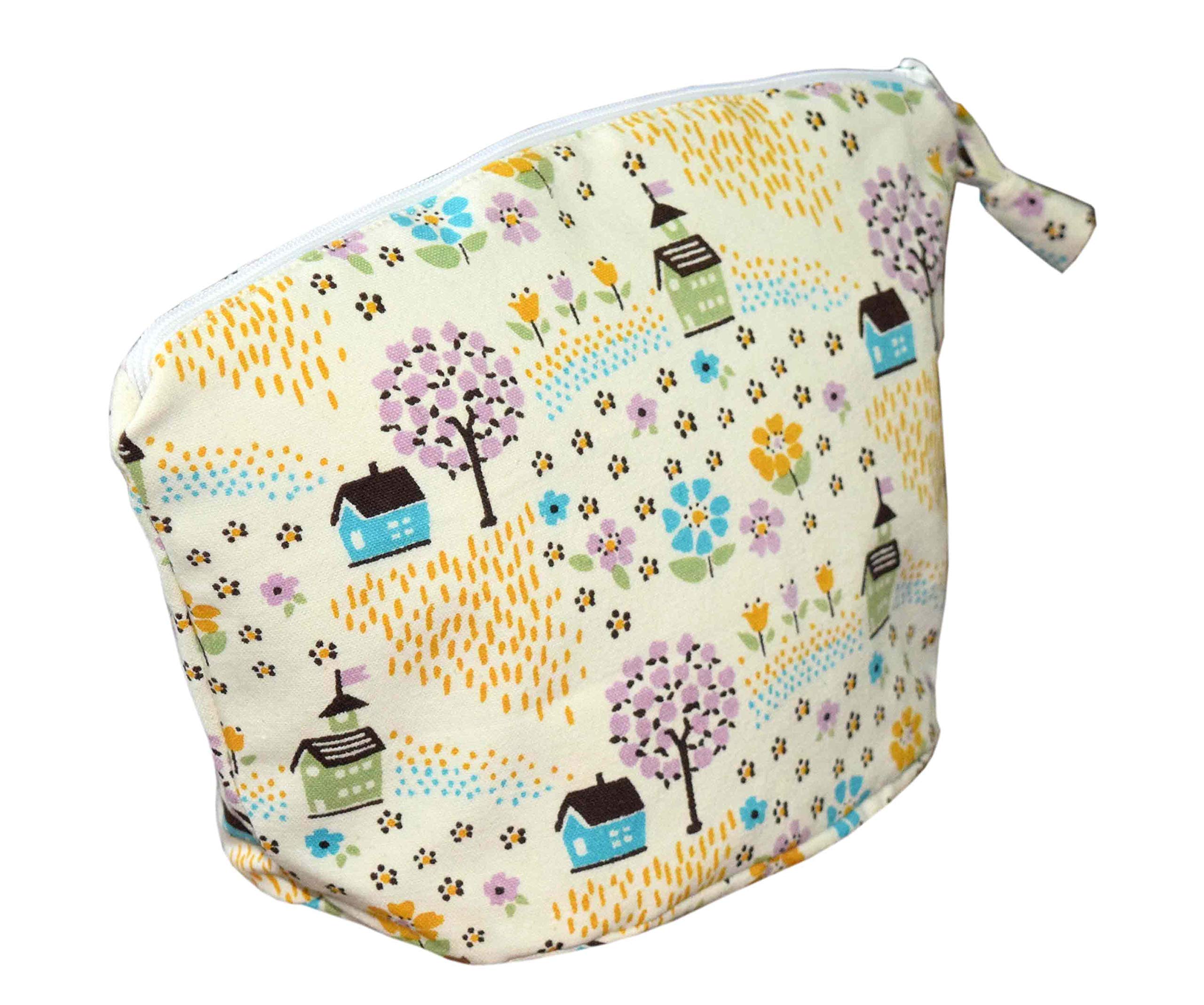 HVE Women's Makeup Pouch - Waterproof Cosmetic Bag for Travel & Daily Use | Portable Toiletry Organizer for Makeup Brushes, Lipstick, Skincare Essentials | Perfect Gift for Her