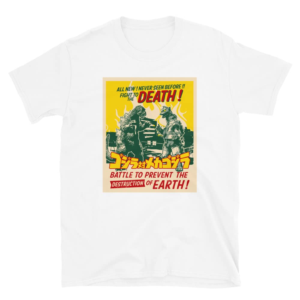 Godzilla Vintage Movie T-Shirt - Tokyo Inspired Graphic Tee for Men & Women - Perfect for Cosplay, Anime Conventions & Casual Wear