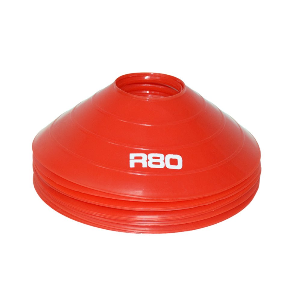 R80 Marker Dome Set of 10 - Bright Reflective Safety Markers for Parking Lots, Driveways & Construction Sites