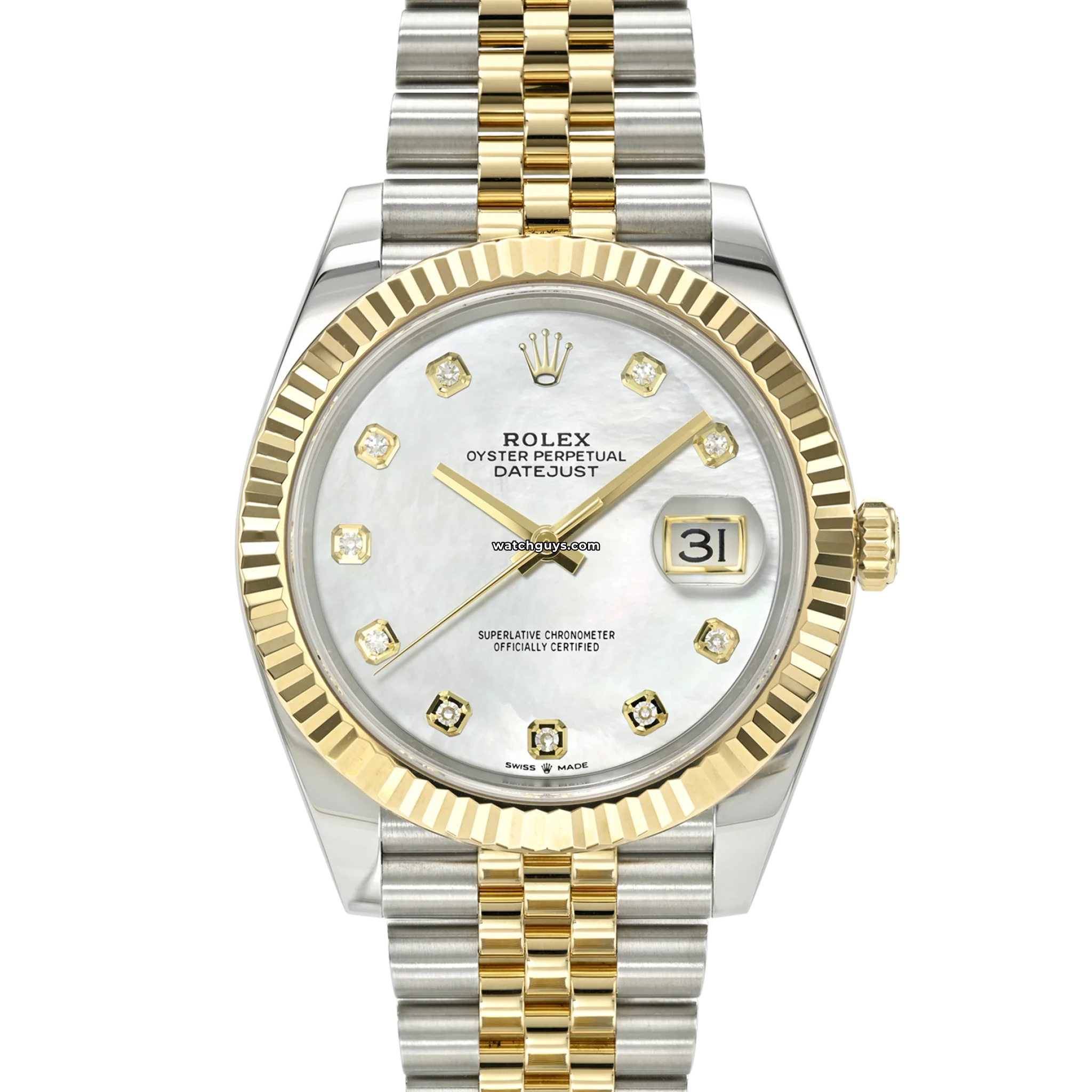 Rolex Datejust 126333 Men's Watch - 41mm Stainless Steel & Gold, Mother of Pearl Dial, Automatic Movement - Perfect for Business, Formal Events & Luxury Gifts